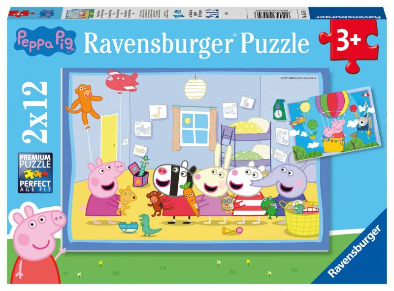 Ravensburger Puzzle Peppa Wutz 2x12 Teile von Ravensburger