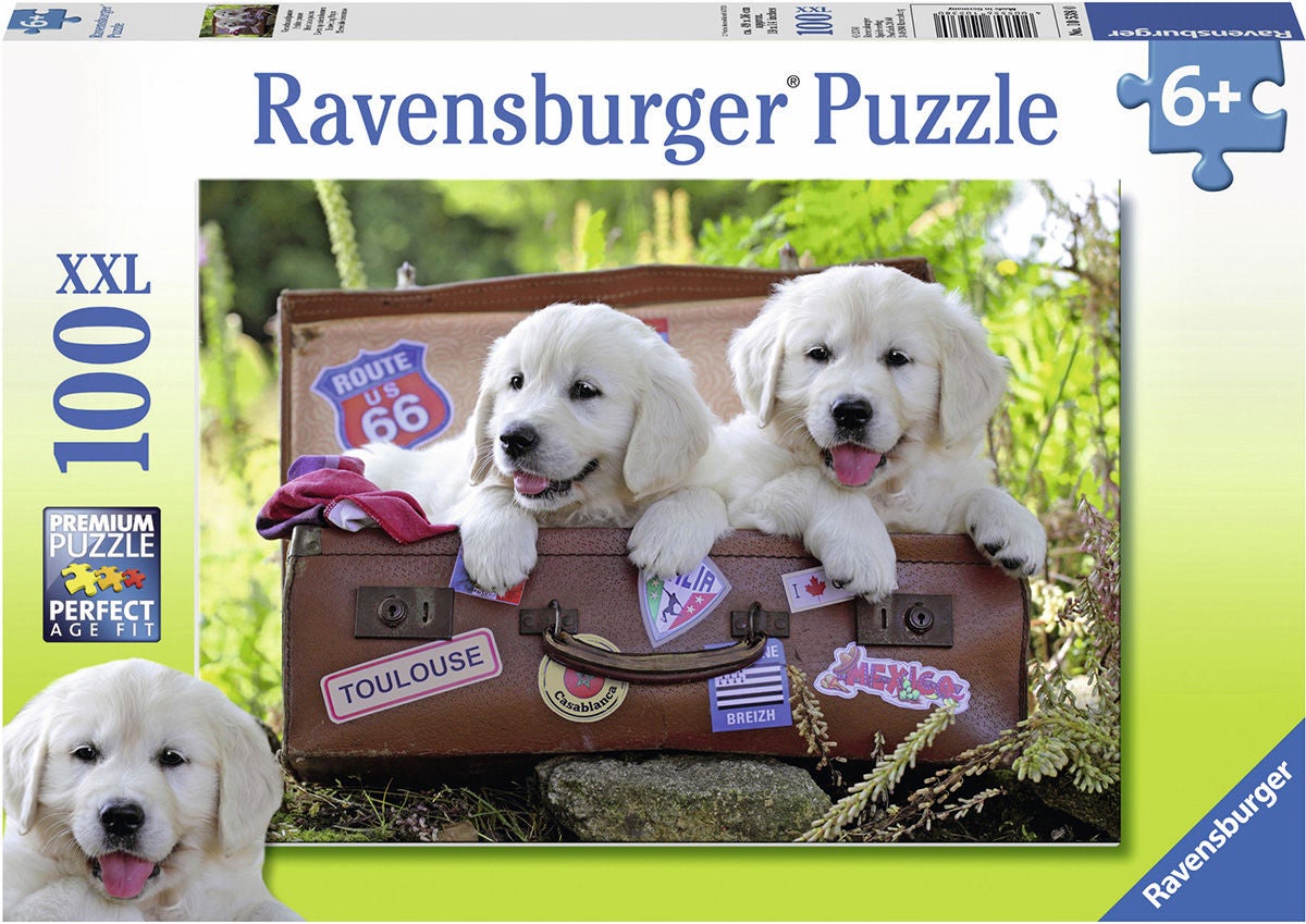 Ravensburger Puzzle Reisende Hundewelpen 100 Teile von Ravensburger