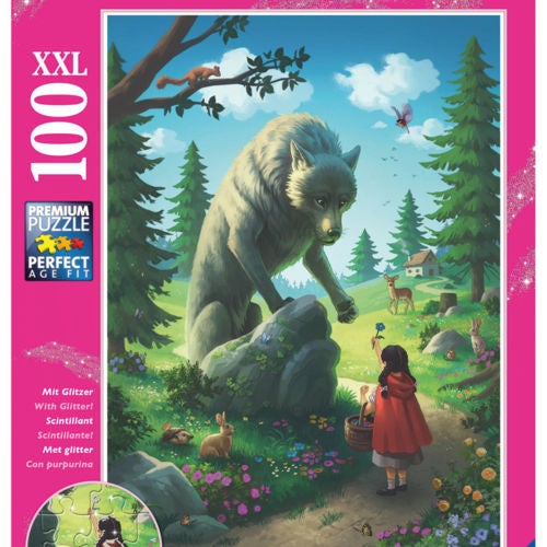 Ravensburger Puzzle Rotkäppchen und der Wolf 100 Teile von Ravensburger