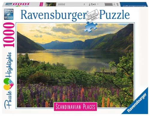 Ravensburger Puzzle Scandinavian Places 16743 - Fjord in Norwegen - 1000 Teile Puzzle für Erwachsene und Kinder ab 14 Jahren von Ravensburger