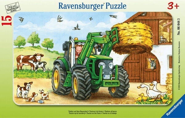 Ravensburger Puzzle Traktor auf dem Bauernhof 15 Teile von Ravensburger