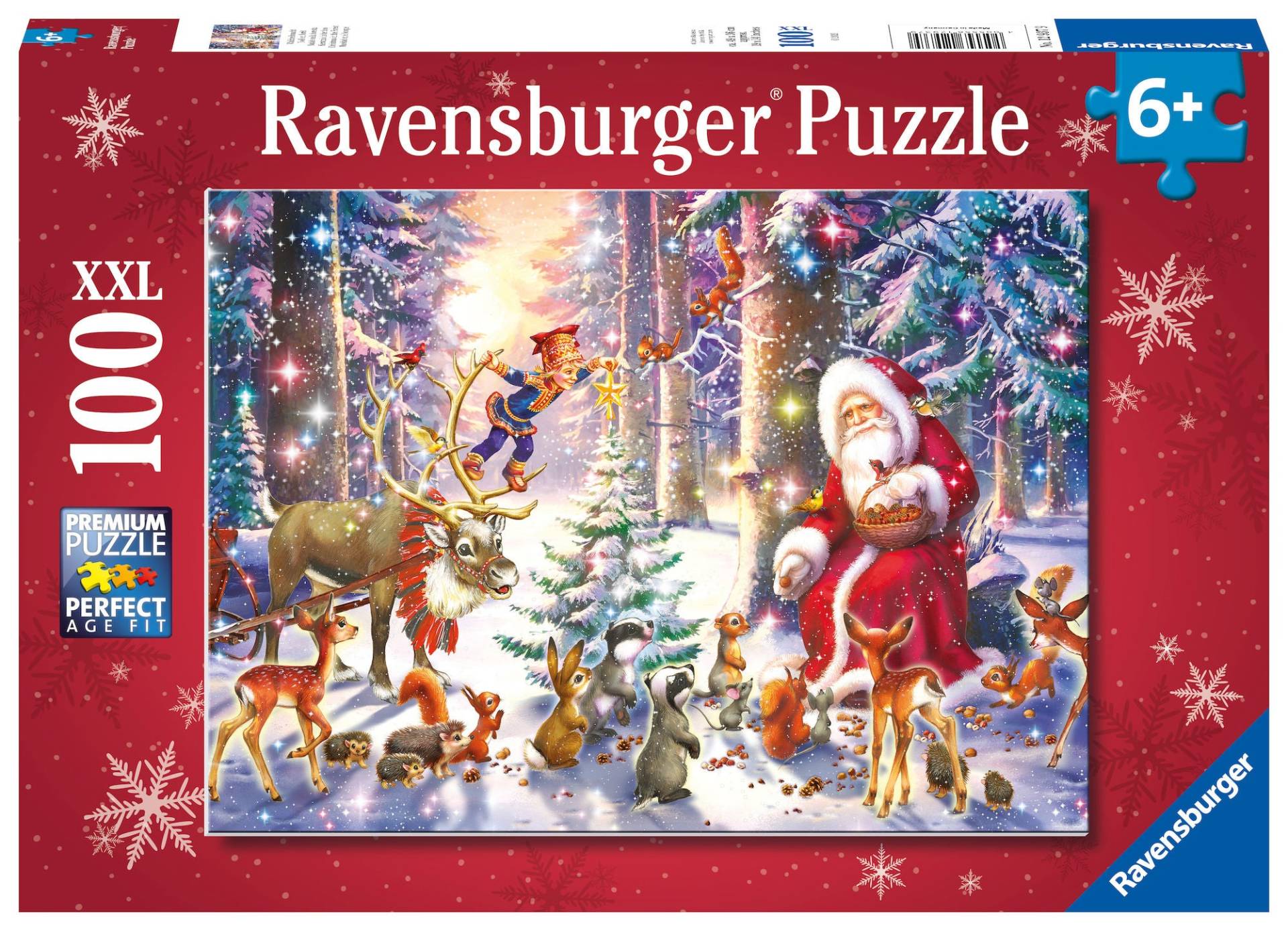 Ravensburger Puzzle Weihnachten im Wald, 100 Teile von Ravensburger