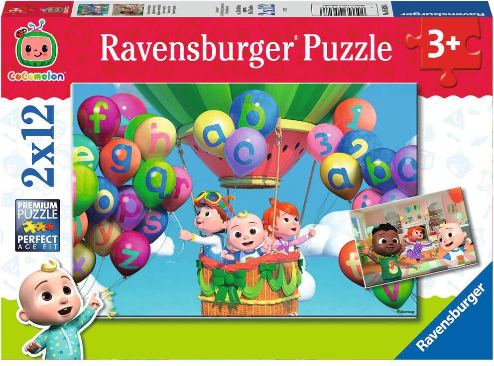 Ravensburger Puzzles Cocomelon Learn And Play 2x12 Teile von Ravensburger