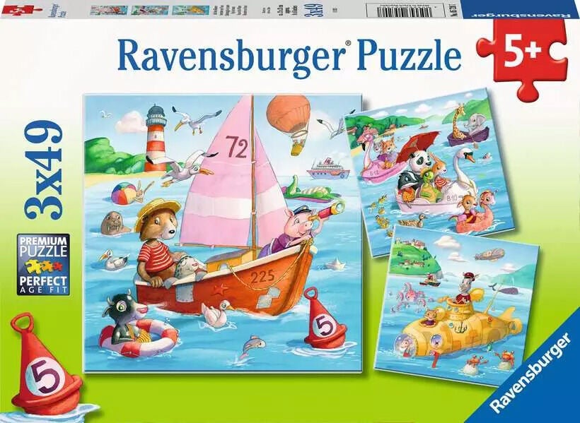 Ravensburger Puzzles Draußen Auf Dem See 3x49 Teile von Ravensburger