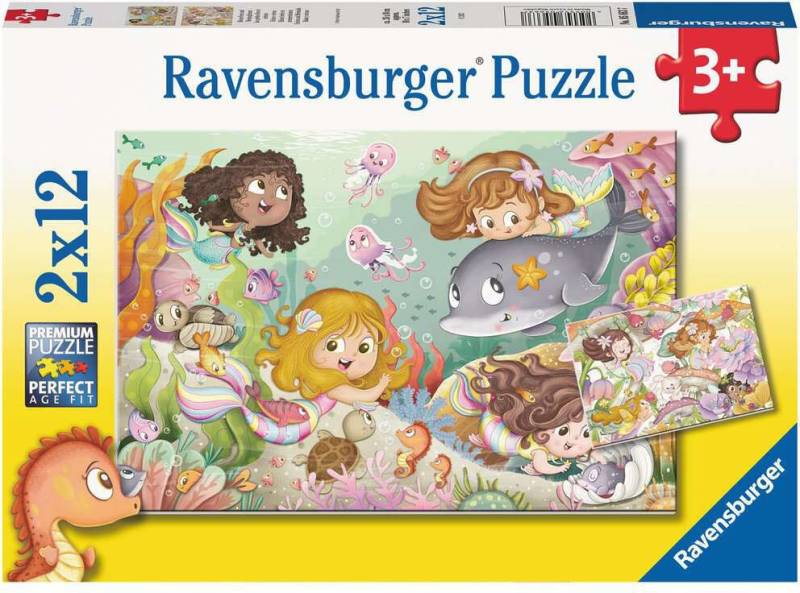 Ravensburger Puzzles Fairies And Mermaids 2x12 Teile von Ravensburger