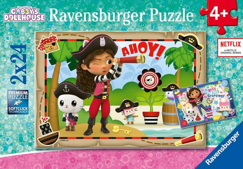 Ravensburger Puzzles Gabby's Dollhouse 2x24 Teile von Ravensburger