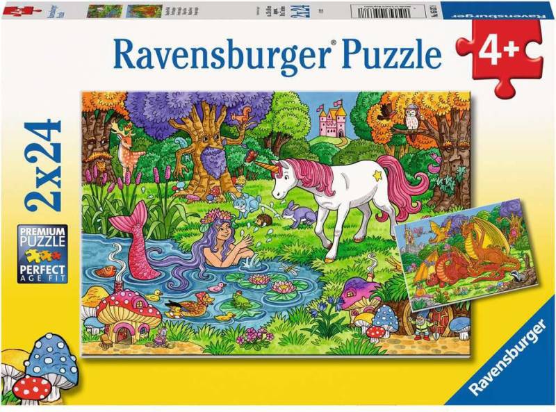 Ravensburger Puzzles Magical Forest 2x24 Teile von Ravensburger