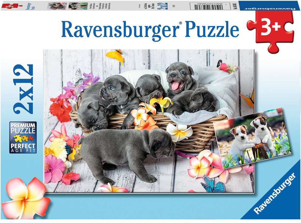 Ravensburger Puzzles Small Fur Balls 2x12 Teile von Ravensburger