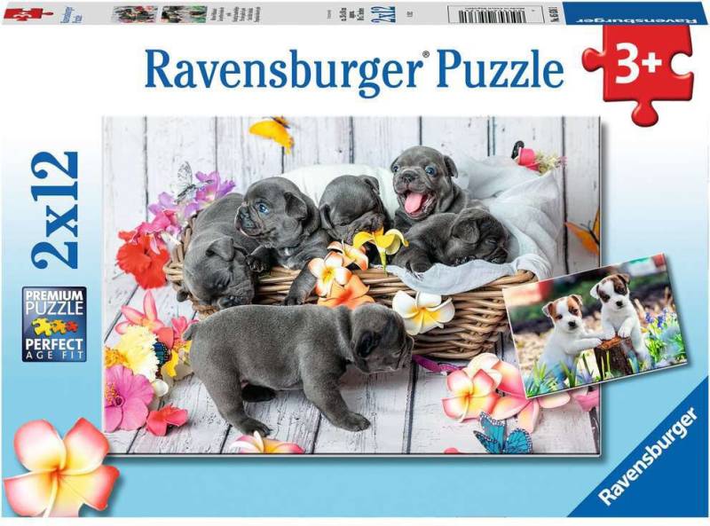 Ravensburger Puzzles Small Fur Balls 2x12 Teile von Ravensburger