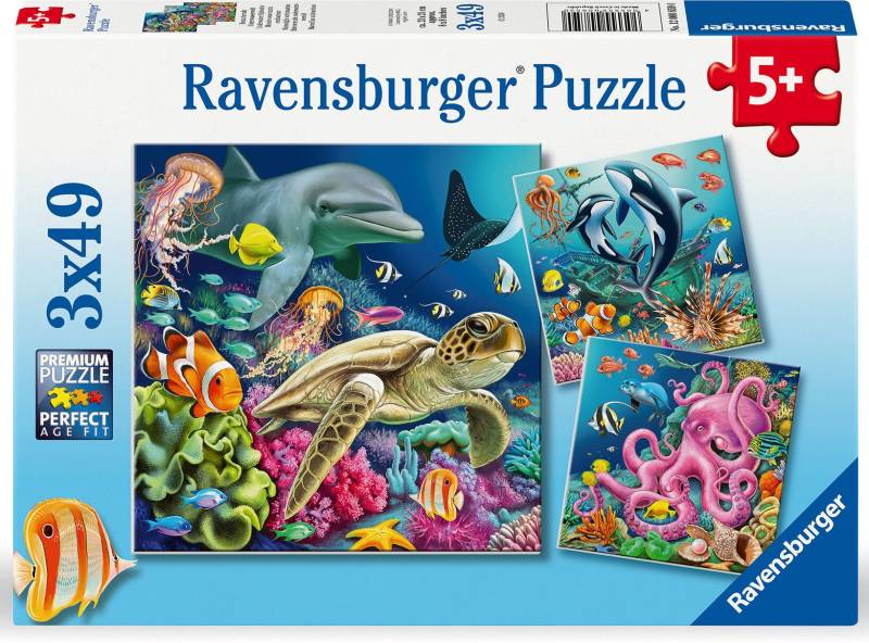 Ravensburger Puzzles Under Water 3x49 Teile von Ravensburger