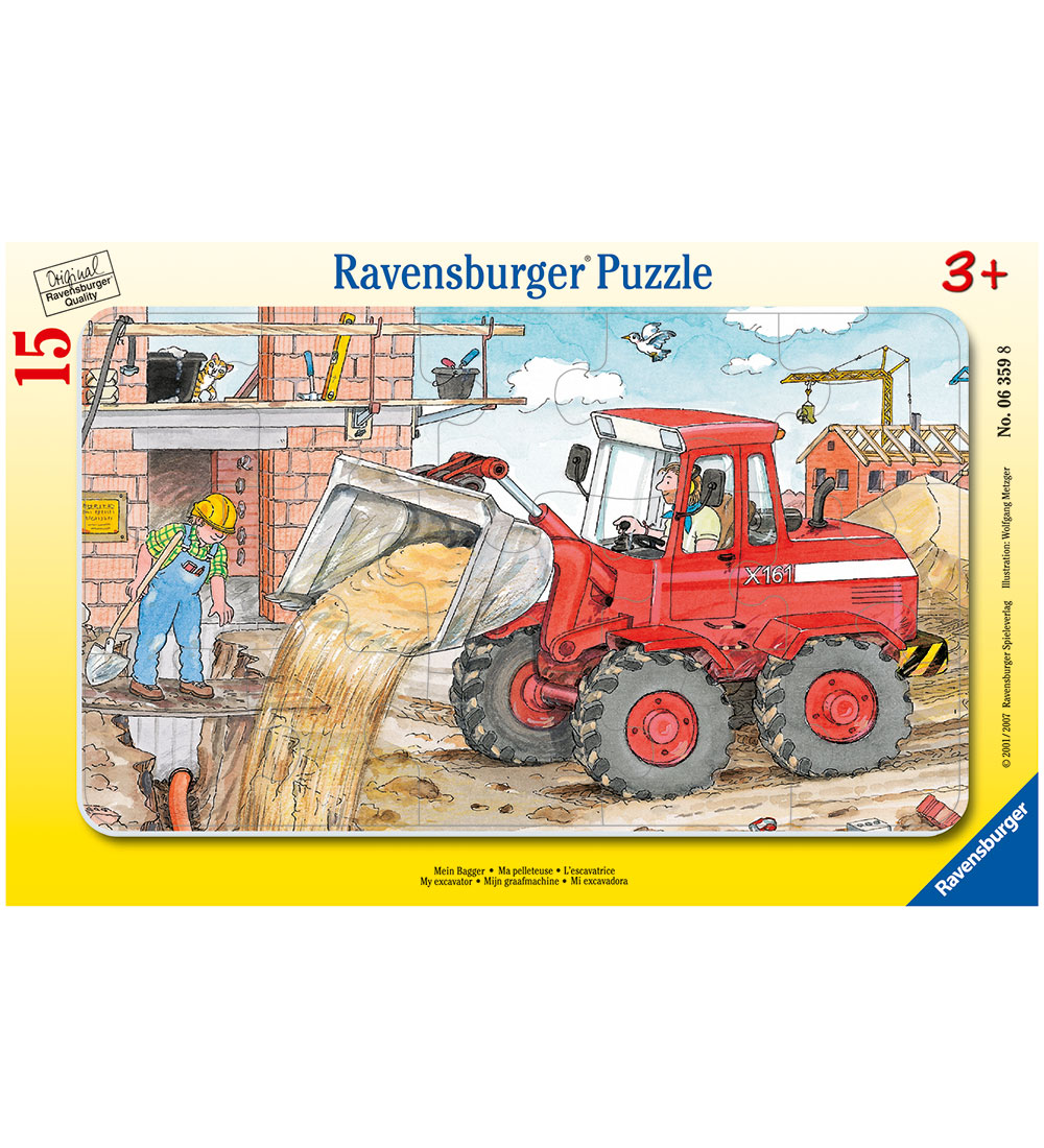 Ravensburger Puzzlespiel - 15 Teile - My Bagger - Ravensburger - One Size - Puzzlespiele Ravensburger Puzzlespiel - 15 Teile - My Bagger - Ravensburger - One Size - Puzzlespiele von Ravensburger