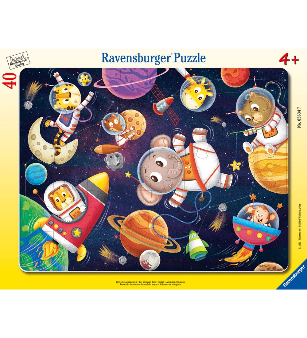 Ravensburger Puzzlespiel - 40 Teile - Tierische Astronauten - Ravensburger - One Size - Puzzlespiele Ravensburger Puzzlespiel - 40 Teile - Tierische Astronauten - Ravensburger - One Size - Puzzlespiele von Ravensburger