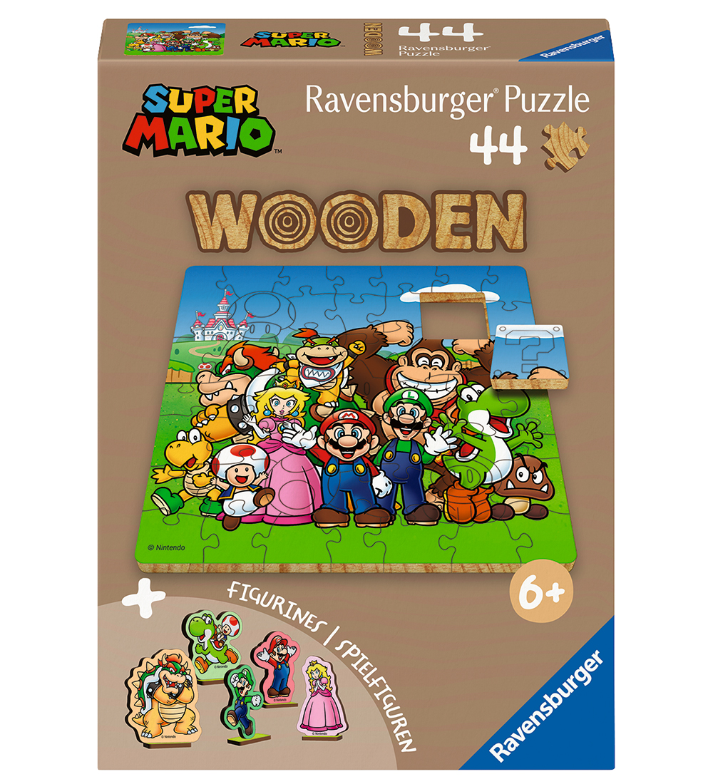 Ravensburger Puzzlespiel - 44 Teile - Holz - Super Mario - Ravensburger - One Size - Puzzlespiele Ravensburger Puzzlespiel - 44 Teile - Holz - Super Mario - Ravensburger - One Size - Puzzlespiele von Ravensburger