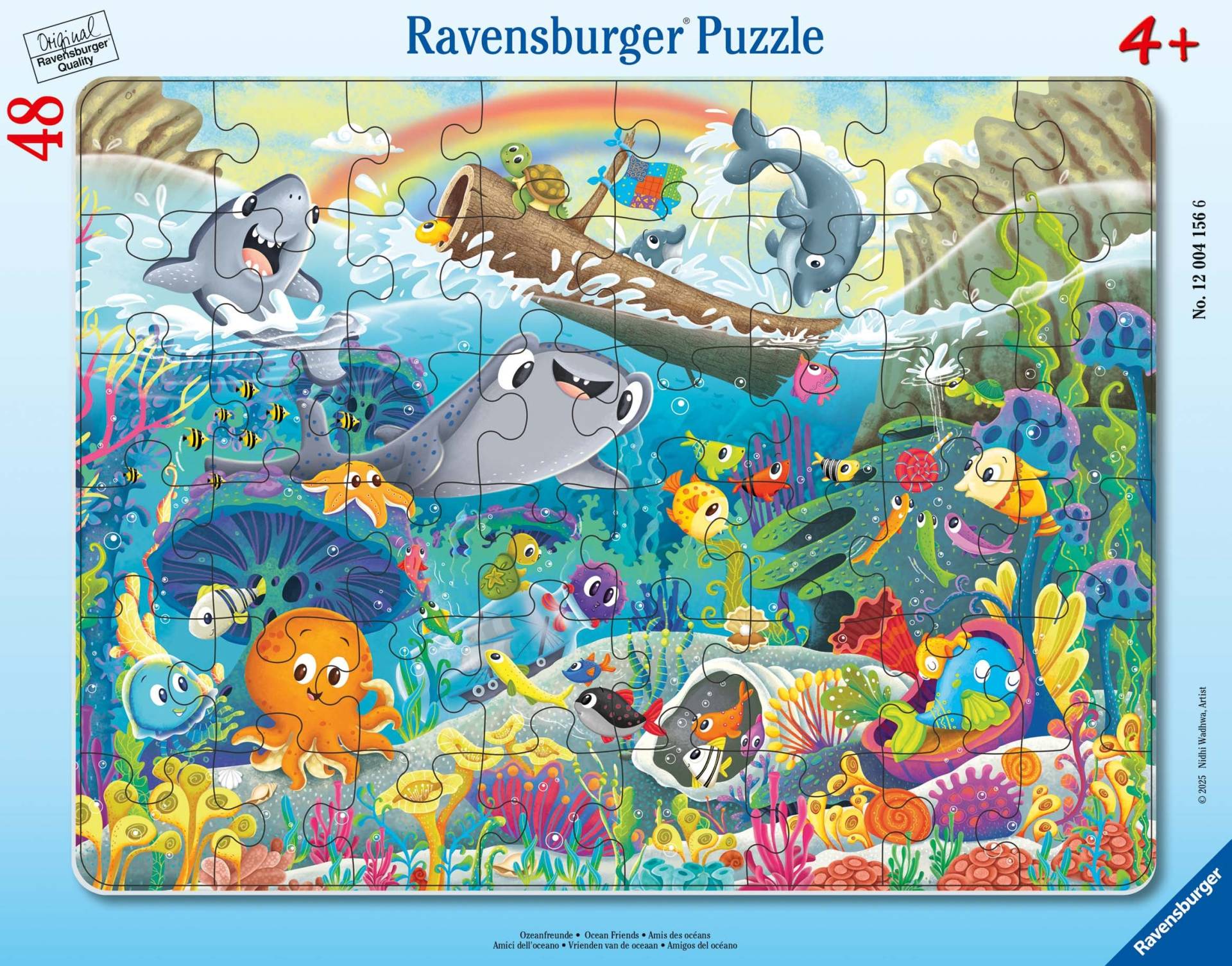 Ravensburger Rahmenpuzzle Meeresfreunde 48 Teile von Ravensburger