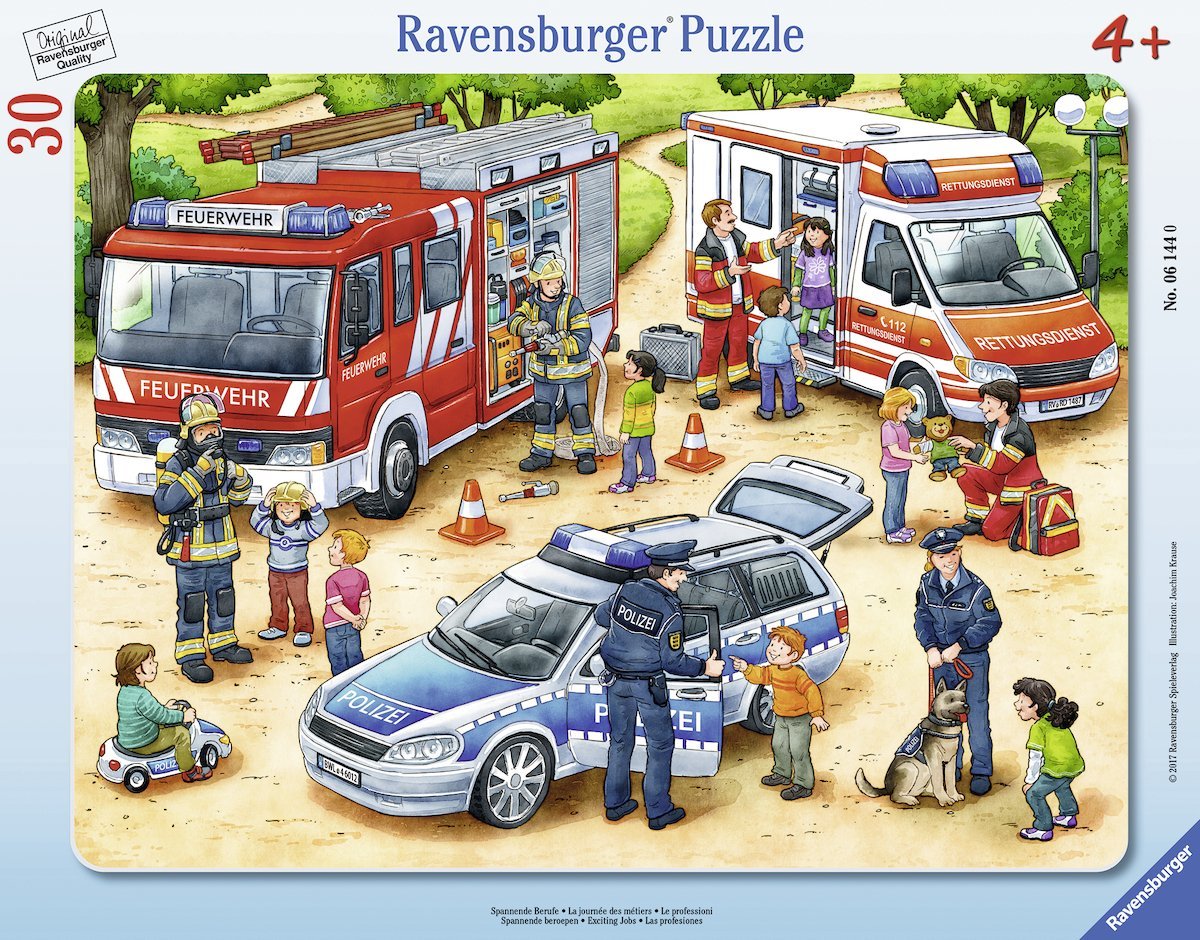 Ravensburger Rahmenpuzzle - Spannende Berufe 30 Teile Puzzle Ravensburger-06144 Ravensburger Rahmenpuzzle - Spannende Berufe 30 Teile Puzzle Ravensburger-06144 von Ravensburger