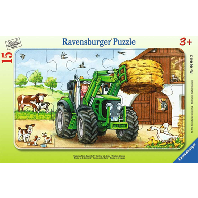 Ravensburger Rahmenpuzzle - Traktor auf dem Bauernhof 15 Teile von Ravensburger