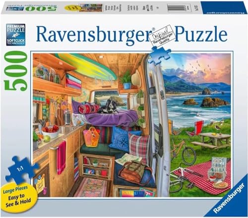 Ravensburger Rig Views 500 Teile Großformat Puzzle für Erwachsene – 17473 – jedes Teil ist einzigartig, Softclick-Technologie bedeutet, dass Teile perfekt zusammenpassen von Ravensburger