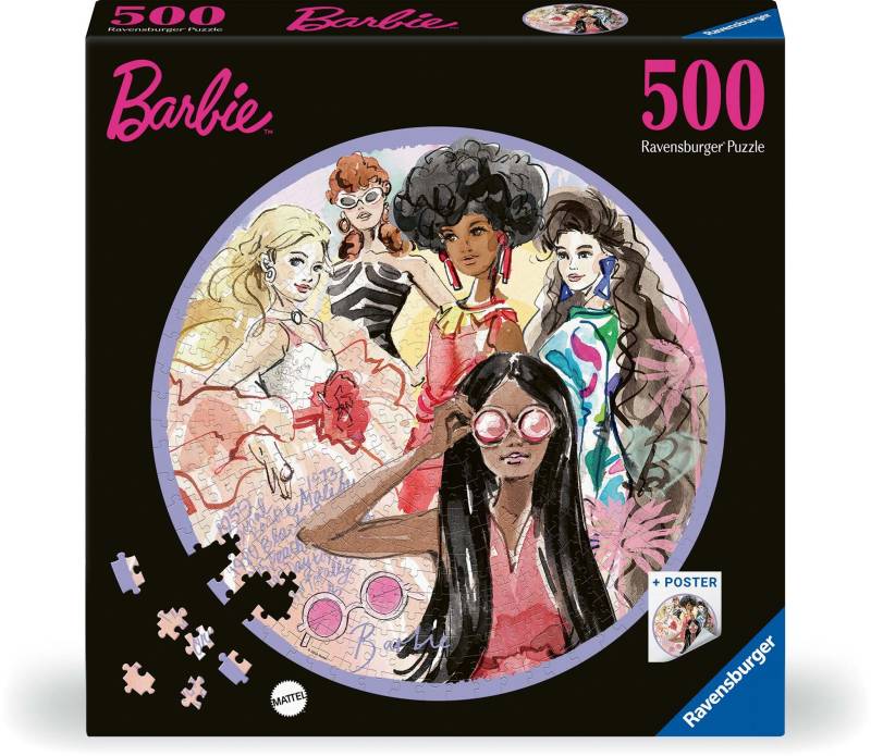 Ravensburger Rundes Barbie Puzzle 500 Teile von Ravensburger