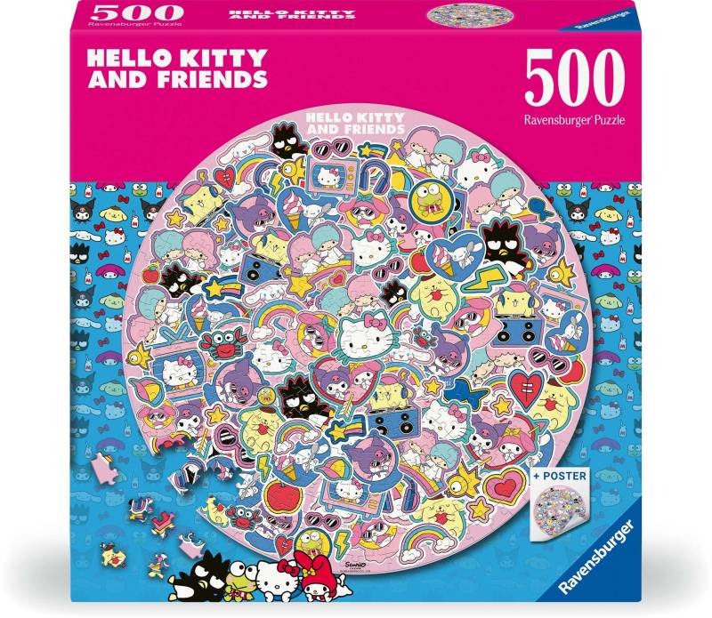 Ravensburger Rundes Hello Kitty Puzzle 500 Teile von Ravensburger