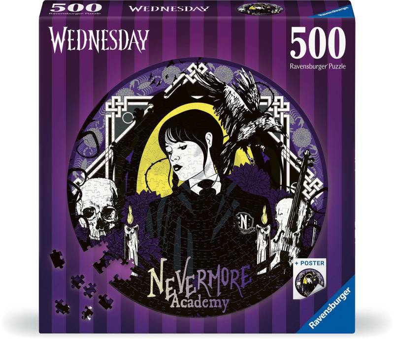 Ravensburger Rundes Wednesday Puzzle 500 Teile von Ravensburger