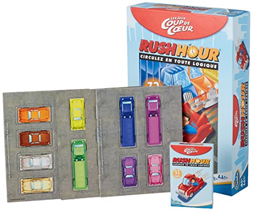 Ravensburger - Rush Hour – Logikspiel – Thinkfun – Version Pe Prix – 1 Spieler und mehr – ab 8 Jahren – Uni – 76485 – französische Version von Ravensburger