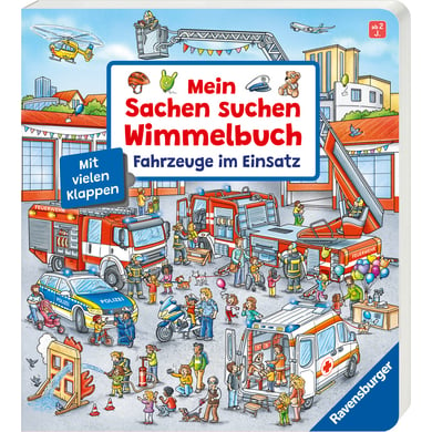 Ravensburger Sachen suchen Wimmelbuch: Fahrzeuge im Einsatz von Ravensburger