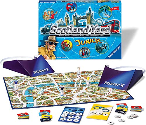 Ravensburger Scotland Yard Junior - Family Strategy Board Game for Kids and Adults Age 6 Years and Up - 2 to 4 Players von Ravensburger