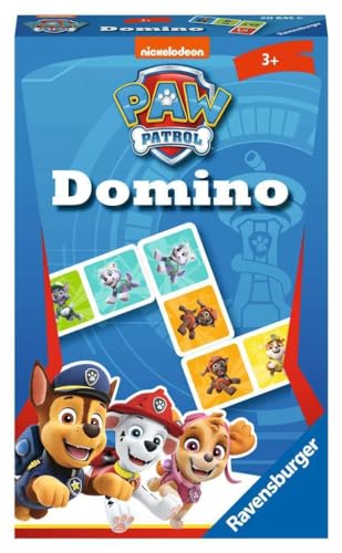 Ravensburger Mitbringspiel - 20845 - Paw Patrol Domino - Das bekannte Legespiel für Kinder ab 3 Jahren, Paw Patrol Spielzeug, Paw Patrol Geschenke von Ravensburger