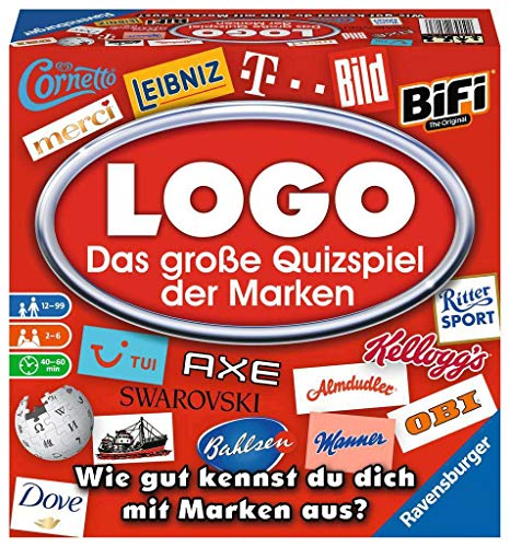 Ravensburger Spiele 26083 - Logo - Das große Quizspiel der Marken von Ravensburger