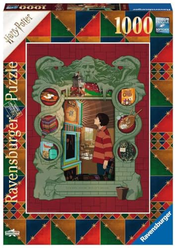 Ravensburger Puzzle 16516 Harry Potter bei der Weasley Familie 1000 Teile Puzzle für Erwachsene und Kinder ab 14 Jahren von Ravensburger