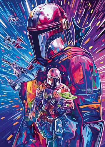 Ravensburger Star Wars The Mandalorian 500 Teile Großformat Puzzle für Erwachsene - 12001339 - Leicht zu sehen & leicht zu halten Große Teile passen perfekt zusammen von Ravensburger