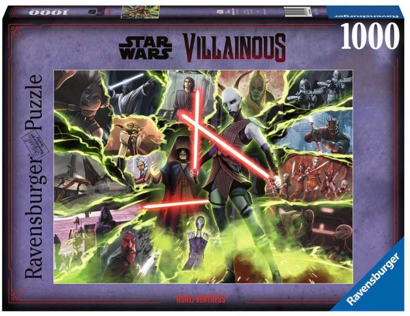 Ravensburger Star Wars Villainous Puzzle Asajj Ventress 1000 Teile von Ravensburger