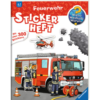 Ravensburger Stickerheft Wieso? Weshalb? Warum? Feuerwehr von Ravensburger