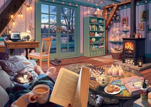 Ravensburger The Cosy Shed (1000 Teile Version von Cozy Retreat) Puzzle für Erwachsene – jedes Stück ist EIN Unikat, Softclick-Technologie bedeutet, DASS Teile perfekt zusammenpassen von Ravensburger