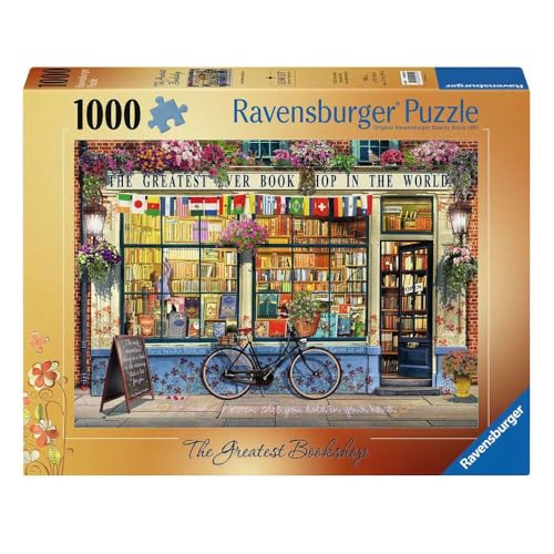 Ravensburger The Greatest Bookshop 1000 Teile Puzzle für Erwachsene und Kinder ab 12 Jahren Ravensburger The Greatest Bookshop 1000 Teile Puzzle für Erwachsene und Kinder ab 12 Jahren von Ravensburger