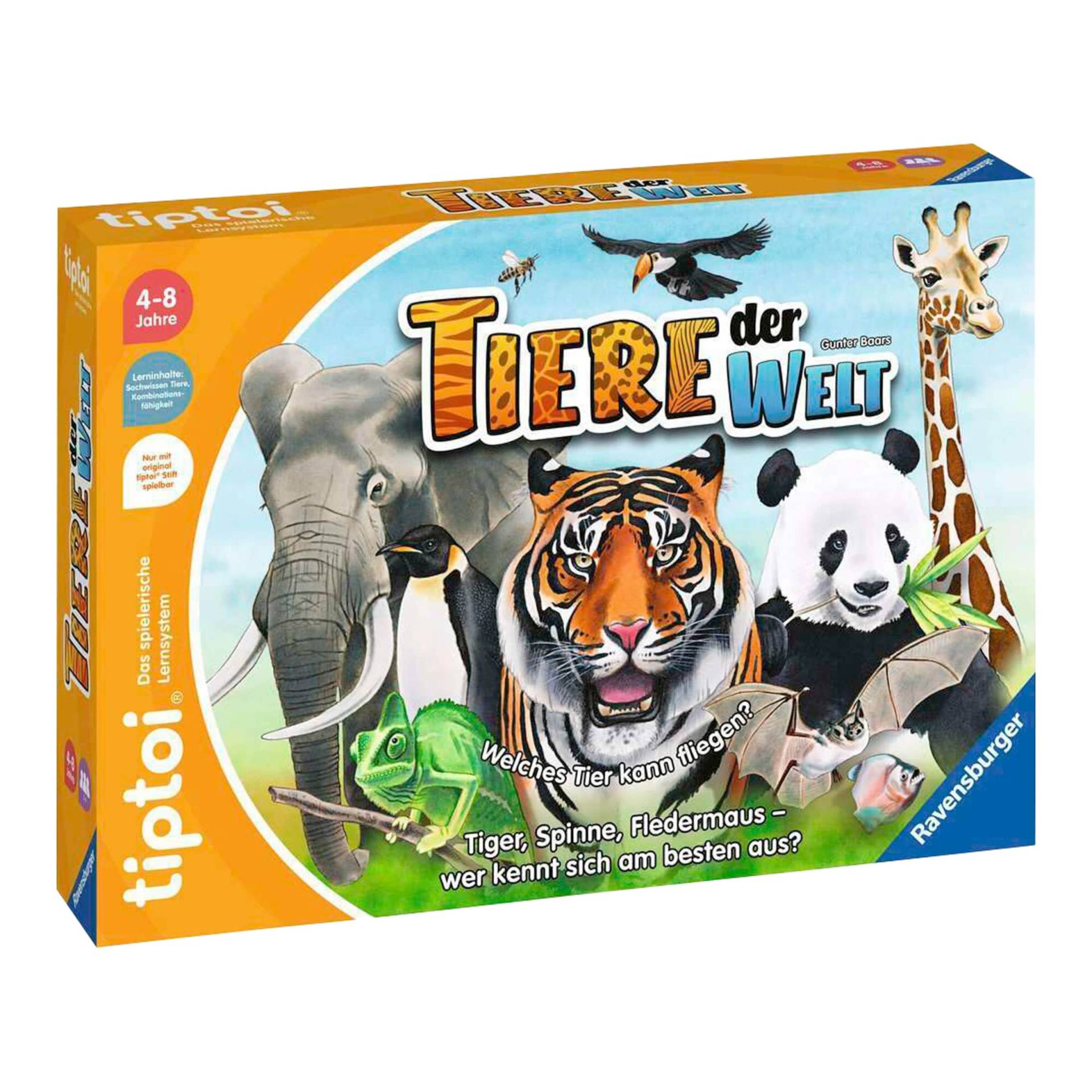 Ravensburger Tiptoi Lernspiel Tiere der Welt Ravensburger Tiptoi Lernspiel Tiere der Welt von Ravensburger