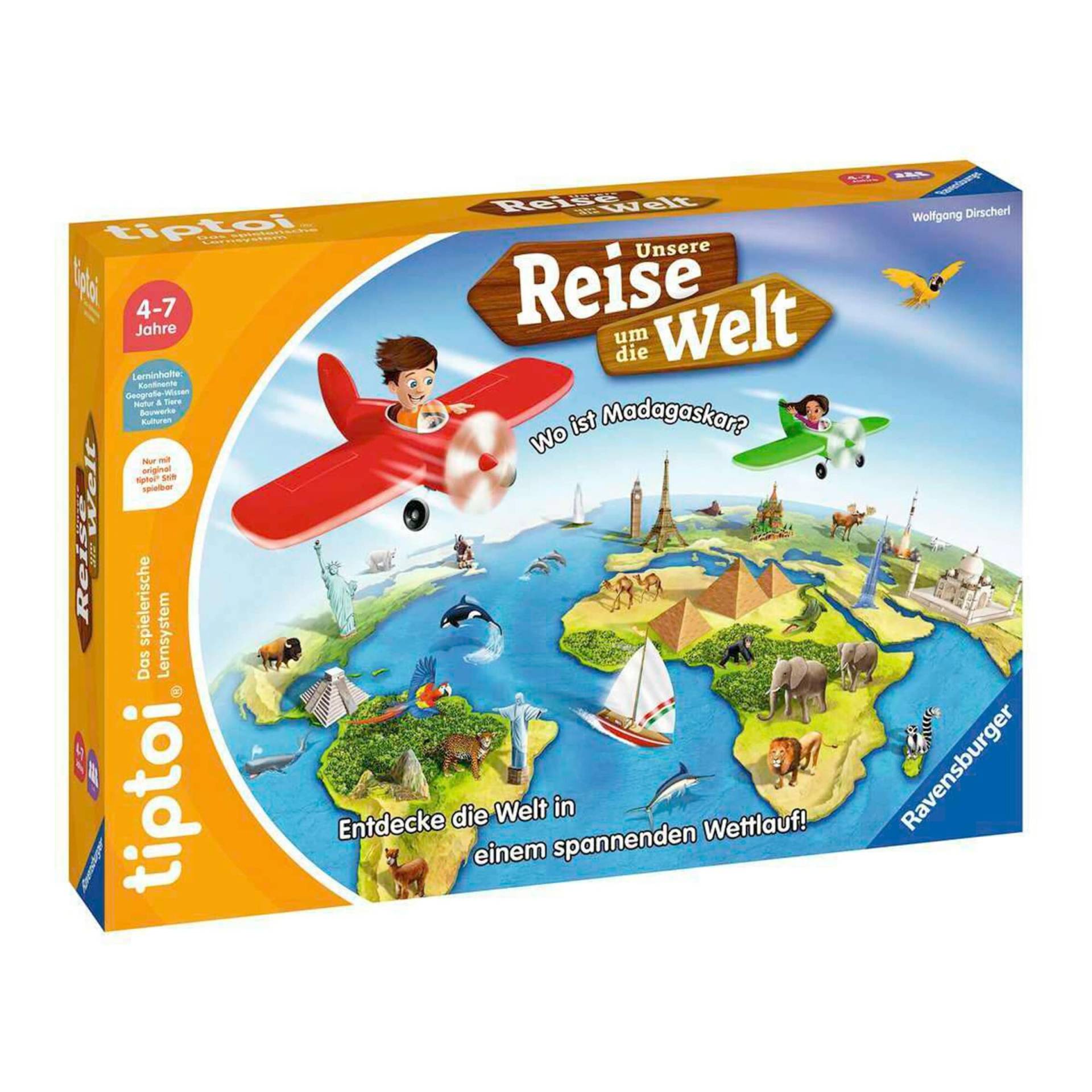 Ravensburger Tiptoi Lernspiel Unsere Reise um die Welt Ravensburger Tiptoi Lernspiel Unsere Reise um die Welt von Ravensburger