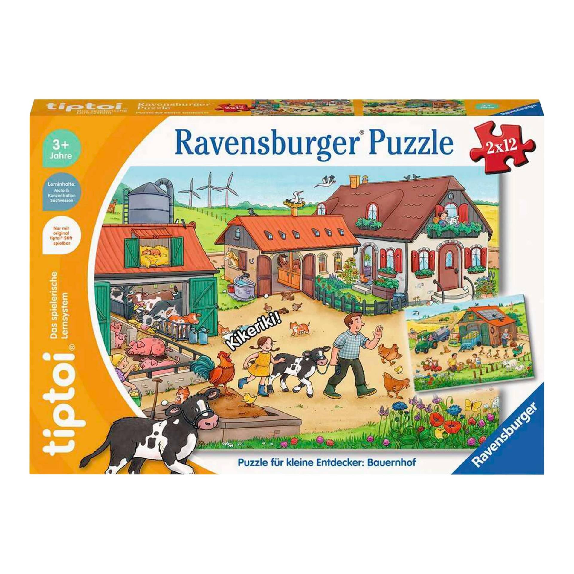 Ravensburger Tiptoi Puzzle für kleine Entdecker - Bauernhof von Ravensburger