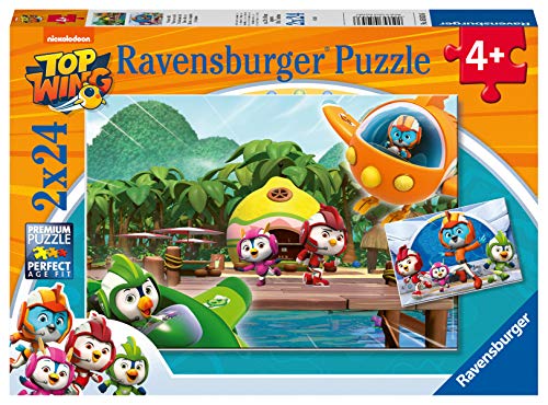 Ravensburger Top Wings Puzzle 2 x 24 Teile, Mehrfarbig, 05053 von Ravensburger