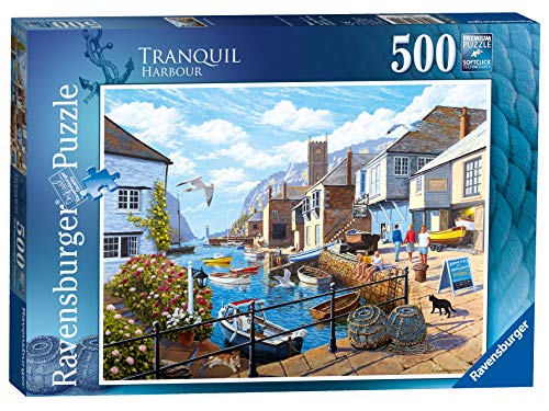 Ravensburger 14715 Tranquil Harbour Puzzle für Erwachsene und Kinder ab 10 Jahren, 500 Teile, Mehrfarbig, 49,3 x 36,2 x 0,2 cm von Ravensburger