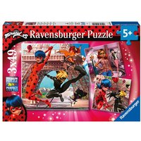 Puzzle Ravensburger Unsere Helden Ladybug und Cat Noir 3 X 49 Teile von Ravensburger