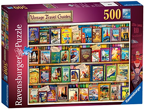 Ravensburger Puzzle 500 Teile - Vintage Travel Guides 500p von Ravensburger