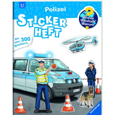 Ravensburger Wieso? Weshalb? Warum? Stickerheft Polizei von Ravensburger