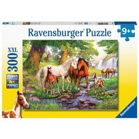 Puzzle Ravensburger Wildpferde am Fluss 300 Teile XXL von Ravensburger