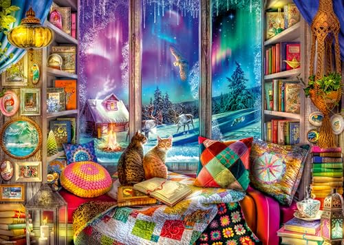 Ravensburger Winter Reading Nook Puzzle für Erwachsene und Kinder ab 12 Jahren, 1000 Teile Ravensburger Winter Reading Nook Puzzle für Erwachsene und Kinder ab 12 Jahren, 1000 Teile von Ravensburger