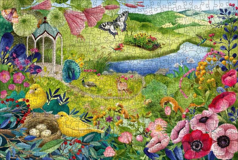 Ravensburger Wooden Puzzle - Garden 500 Teile Puzzle Ravensburger-17513 von Ravensburger