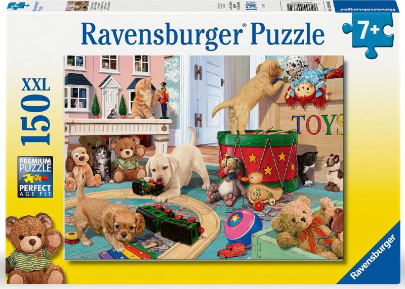 Ravensburger XXL Puzzle Little Paws Playtime 150 Teile von Ravensburger