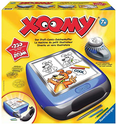 Ravensburger Xoomy - Comics zeichnen lernen, Kreatives Zeichnen und Malen für Kinder ab 7 Jahren, Zeichenset mit über 250 Motiven im praktischen Zeichenkoffer von Ravensburger