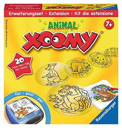 Ravensburger Xoomy Erweiterungsset Animal 18711- Comics und Tiere Zeichnen Lernen, Kreatives Zeichnen und Malen für Kinder ab 7 Jahren von Ravensburger