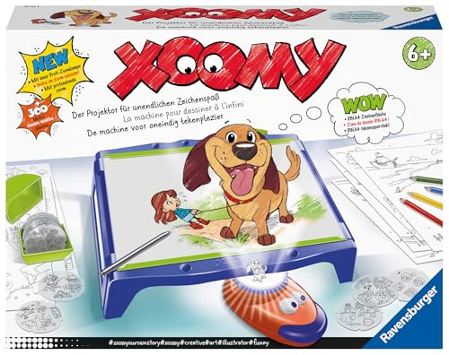 Ravensburger Xoomy Maxi A4 18135 - Zeichnen Lernen, Kreatives Zeichnen und Malen für Kinder ab 6 Jahren, Zeichenset mit über 300 Motiven für unendlichen Zeichenspaß von Ravensburger